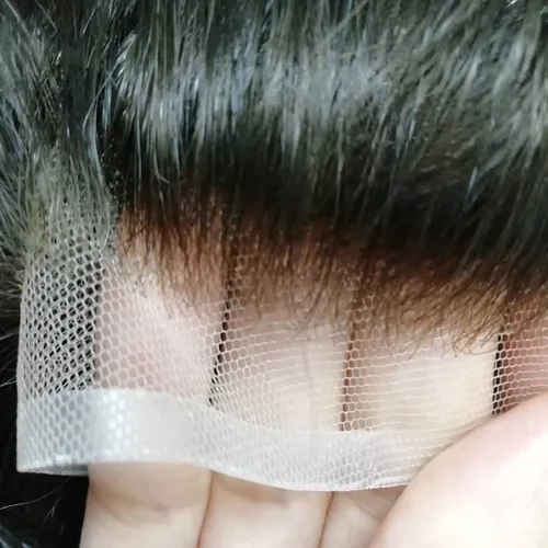 Miniatura 3 de Tupé para hombres y hombres, piezas de cabello para hombre, sistema de reemplazo de cabello humano tipo tupé Hollywood 100% europeo con prótesis