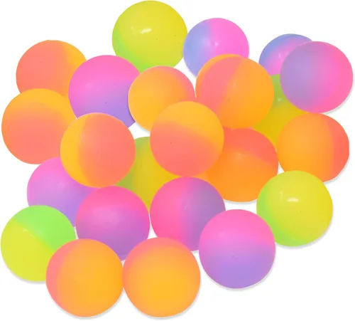 Miniatura 17 de Kiddie Play 25 Bouncy Balls for Kids Party Favors Bouncy Ball 27mm Superball Small Rubber Balls for Kids