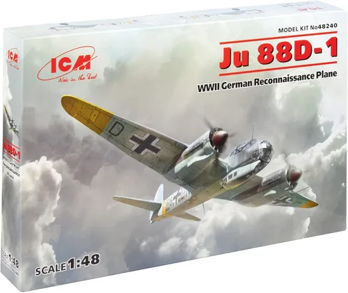 Miniatura 8 de ICM Models ICM JU 88A-14 WWII Kit de modelo de bombardero alemán (escala 1/48)
