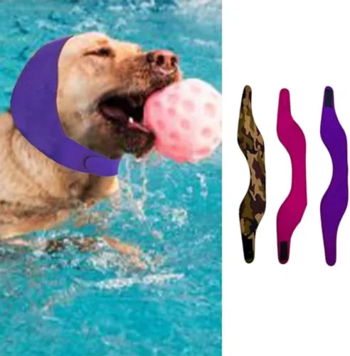 Miniatura 11 de MANON ROSA Cubiertas impermeables para las orejas de perro, para bañarse y nadar, 2 gorras de natación antideslizantes mejoradas, tapones para los 1