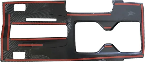 Miniatura 7 de ruihe Patrón de fibra de carbono para palanca de cambios de coche, panel de consola, cubierta de marco compatible con Honda Accord 2013 2014 2015