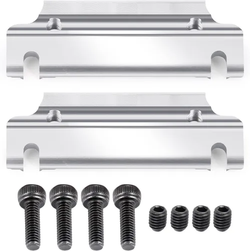 Miniatura 8 de SWX 2 soportes de barra estabilizadora central de aluminio, escala 1/8 ARRMA 6S, retenedor de barra de rodillo de aleación compatible con piezas