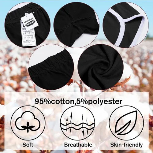 Miniatura 3 de URATOT 5 Packs Soft Comfy Booty Shorts for Women Cotton Yoga Sports Workout Short Athletic Gym Lounge Dolphin Shorts