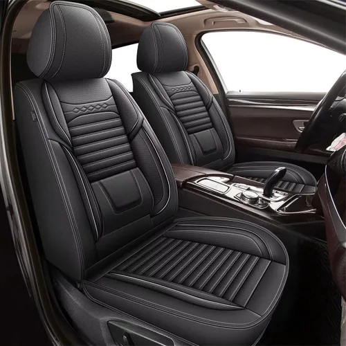 Miniatura 21 de DISUTOGO 2 Front Seat Covers for Hyundai Tucson 2005-2024 2025 2026, Waterproof Faux Leather Car Seat Covers Easy Clean & Compatible Airbag