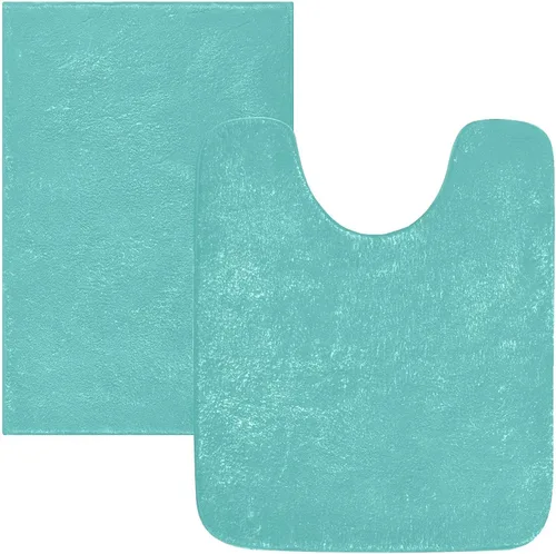 Miniatura 17 de Alfombra de baño amarilla, suave, absorbente, lavable a máquina, juego de alfombras de baño antideslizantes para puerta de baño, dormitorio