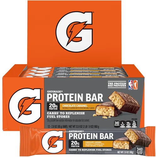 Miniatura 14 de Gatorade - Barras de recuperación de proteína de suero de leche, 12 unidades, sabor malvavisco (paquete de 1)