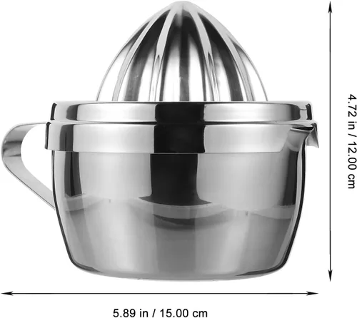 Miniatura 2 de Cabilock Multi-function Manual Lemon Juicer and Citrus Squeezer Stainless Steel Handheld Press for Home Kitchen Fruit Juice Extraction