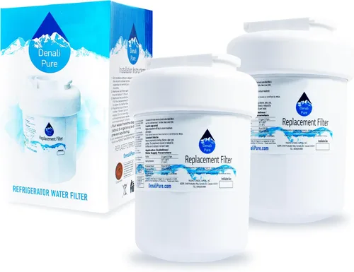 Denali Pure Paquete de 2 filtros de agua de repuesto para refrigerador Hotpoint HSM25GFRFSA - Compatible con Hotpoint MWF, cartucho de filtro de