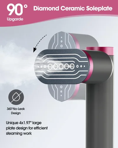 Miniatura 7 de Vaporizador de ropa de viaje, potente vaporizador de mano de 1200 W, calentamiento rápido de 15 segundos y vapor continuo de 10 minutos, mini
