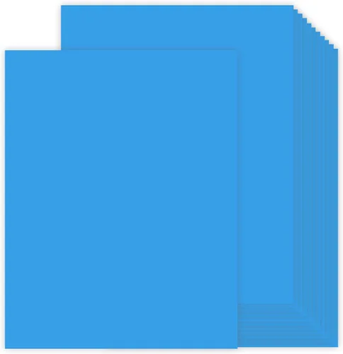 30 hojas de cartulina azul de 8.5 x 11 pulgadas, 67lb/180gsm papel de cartulina de colores premium para fabricación de tarjetas para niños,