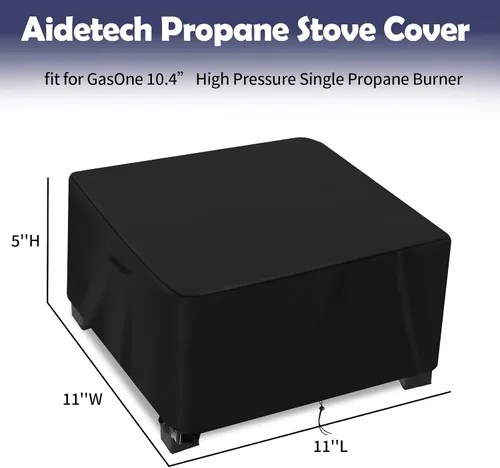 Miniatura 2 de Cubierta de Estufa de Propano para Quemador Individual de Propano GasOne de 10.4", Cubierta de Estufa de Gas Portátil Impermeable Cubierta