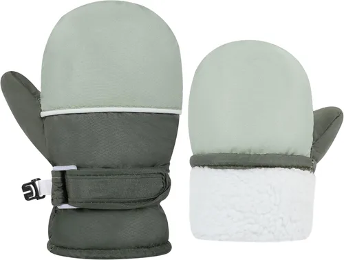 Miniatura 89 de Urban Virgin Guantes de invierno para bebés y niños pequeños, con forro polar, cálidos, impermeables, guantes de nieve para niños y niñas