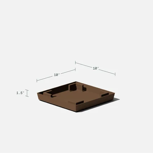 Miniatura 3 de Veradek Pure Series Nobleton - Bandeja para macetas de 18 pulgadas (paquete de 2)