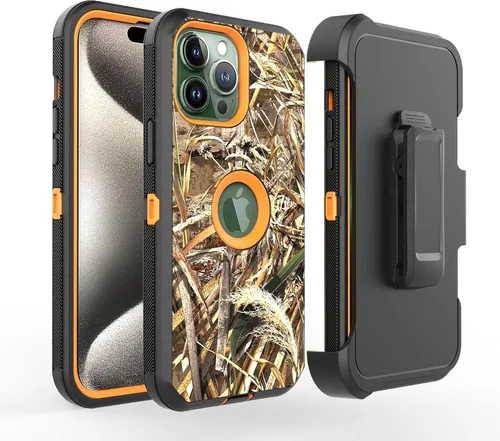 Miniatura 16 de Defender - Funda protectora compatible con iPhone 12 Pro Max, funda híbrida a prueba de golpes, diseño de doble capa, cubierta dura diseñada