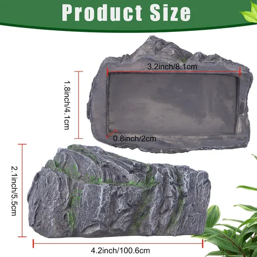 Miniatura 3 de Oculta una llave de piedra, ocultador de llaves de roca falsa para exteriores, caja de seguridad oculta impermeable para patio, jardín, patio