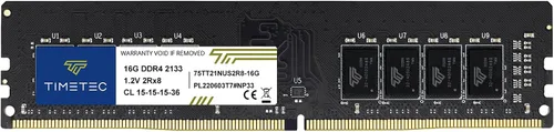Miniatura 9 de Timetec Kit de 16 GB (2 x 8 GB) DDR4 2133MHz (PC4-2133P) PC4-17000 UDIMM RAM de escritorio - 288 pines 1.2V CL15 sin búfer DIMM actualización