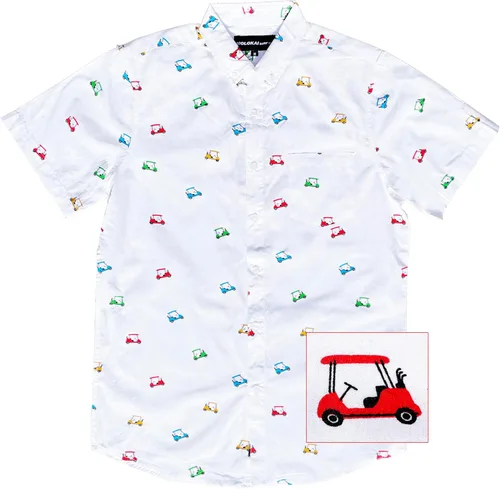 Miniatura 79 de Molokai Surf - Camisas hawaianas de manga corta con botones y corte ajustado