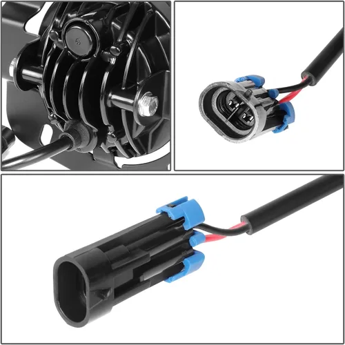 Miniatura 5 de DNA MOTORING FL-HAY-015-CH - Par de faros antiniebla de proyector LED completo compatibles con Kenworth T680 2011-2022, lente transparente cromada