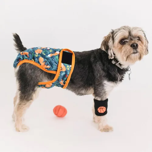 Miniatura 6 de Pañales lavables para perras (paquete de 3), pañales reutilizables para el período de celo de la perrita, pañales reutilizables para perras