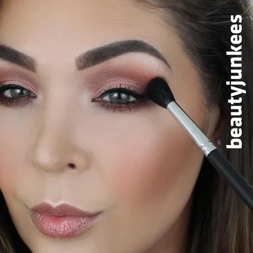 Miniatura 4 de Juego de brochas de sombra de ojos de doble extremo, mezcla esponjosa, sombreador plano, licuadora de pliegues, pinceles de ojos para manchas