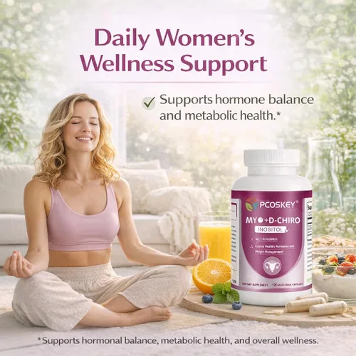 Miniatura 4 de Myo-Inositol & D-Chiro Inositol Capsules for Women, 120 Count