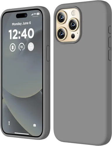 Miniatura 16 de Compatible con Funda para iPhone 15 Pro Max, Funda de Silicona Líquida, Cubierta Protectora Resistente a Golpes de Cuerpo Completo Funda Delgada