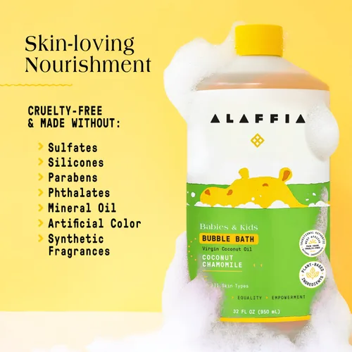Miniatura 6 de Alaffia baño de burbujas de coco para bebé