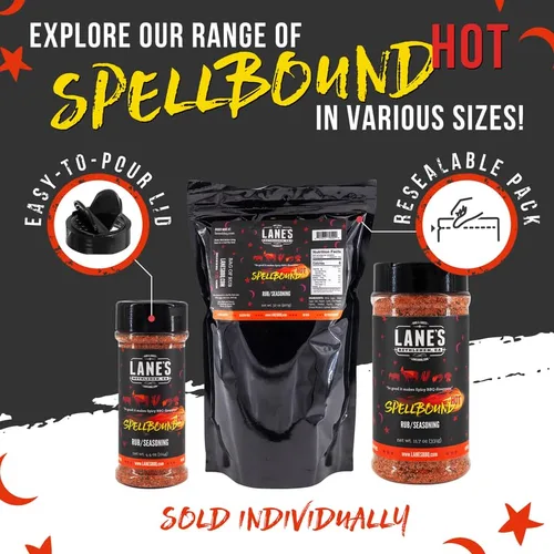 Miniatura 6 de Lane's Spellbound - Condimento para frotar cerdo dulce y picante, condimento natural para frotar los glúteos, frotar costillas para ahumar y asar a