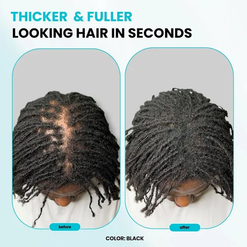 Miniatura 11 de SURETHIK Fibras capilares para adelgazar el cabello, construyendo fibras capilares para ocultar el cabello delgado, cabello de aspecto