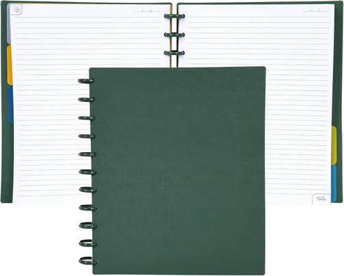 Miniatura 25 de Talia - Cuadernos de notas con tapas, planificador, personalizables, (Azul de Verano, Junior (5.5 pulgadas x 8.5 pulgadas)) Azul verano