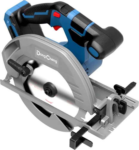 Miniatura 10 de Dong Cheng Sierra Circular Inalámbrica de 6-1/2 Pulgadas 840W, Profundidad de Corte 59mm, Ajustable de 0-50° con Adaptador de Recolección de Polvo