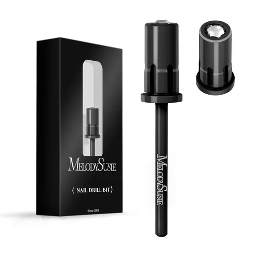 Miniatura 53 de MelodySusie - 100 bandas de lijado para brocas de uñas para lima eléctrica, de grano #80 grueso para limar uñas acrílicas, manicura y pedicura