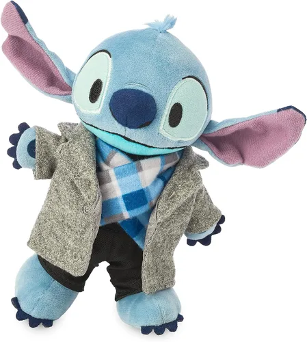 Miniatura 3 de Disney Store Peluche oficial de Stitch nuiMOs – Peluche suave con características bordadas, manos posicionables y cabeza giratoria, manos magnéticas