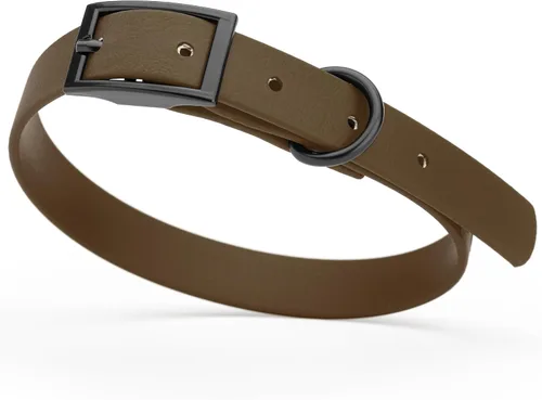 Miniatura 80 de Dogline Biothane - Collar impermeable para perro con hebilla de liberación rápida, resistente cincha de nailon recubierta con resistente y a prueba