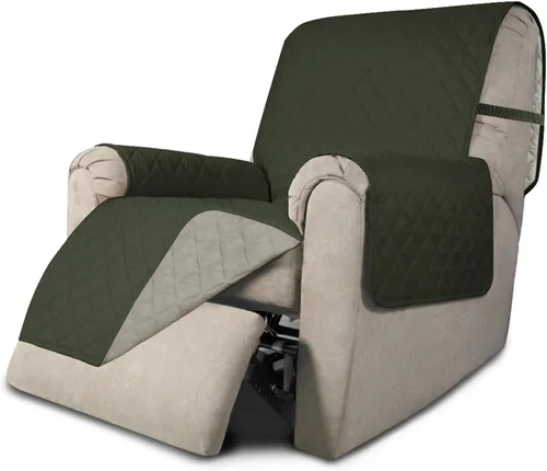 Miniatura 86 de Easy-Going - Funda para sofá, futón y sillón sin reposabrazos, reversible, resistente al agua, para mascotas y niños (azul oscuro/azul claro)