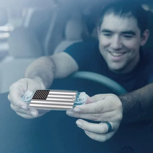 Miniatura 6 de AUTOBOXCLUB Soporte EZ Pass para la mayoría de los estados de Estados Unidos/soporte para parabrisas de peaje fácil de instalar y quitar, con 4