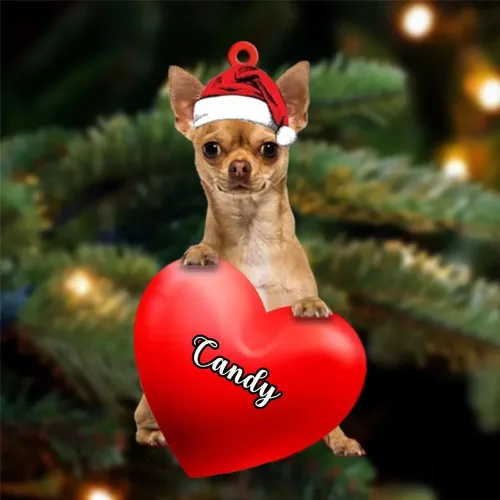 Miniatura 96 de Adornos de Navidad personalizados para perros, nombre personalizado, adorno de Malamute de Alaska, adornos acrílicos, regalos de Navidad, amantes