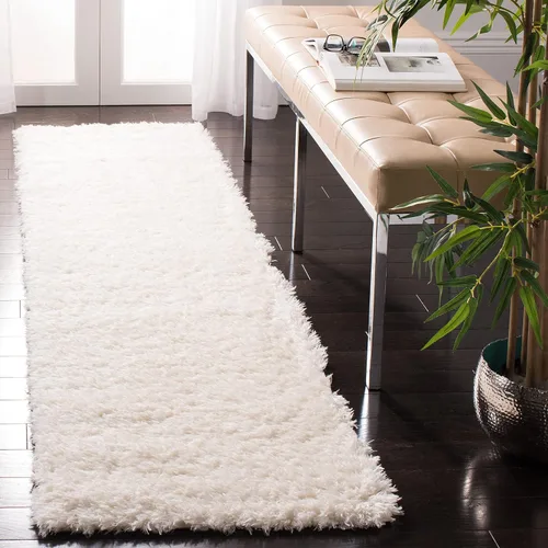 Miniatura 26 de SAFAVIEH Madrid Shag Collection - Alfombra redonda, 6 pies 7 pulgadas, color carbón, diseño sólido, no desprende pelusa y de fácil cuidado, 2 Carbón