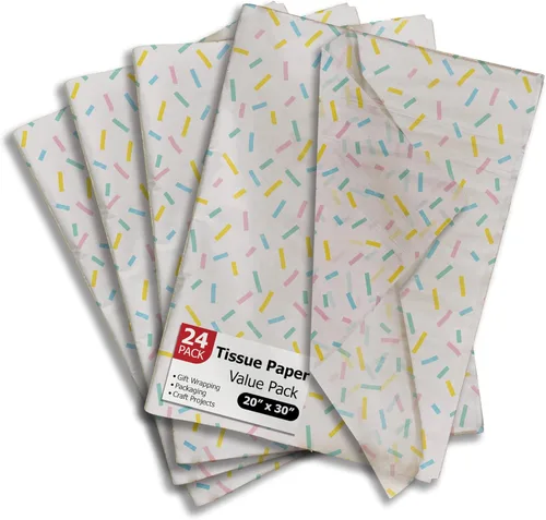Miniatura 15 de Pro Supply Global Space Astronaut Papel de Seda Impreso para Bolsas o Cajas de Regalo y Envoltura - Papel de Seda Decorativo a Granel para Embalaje