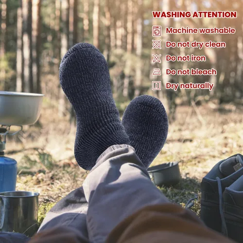Miniatura 7 de Calcetines térmicos para mujeres y hombres, calcetines cálidos de invierno que atrapan el calor