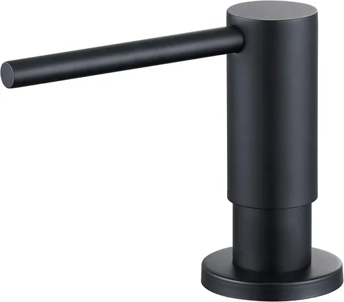 Miniatura 9 de Dispensador de jabón para fregadero de cocina de níquel cepillado, dispensador de jabón de fregadero de acero inoxidable de repuesto de The Top