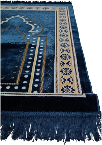 Miniatura 4 de Alfombra de oración para hombres, mujeres o niños musulmanes, tapete de oración portátil y juegos de cuentas de oración para regalos islámicos