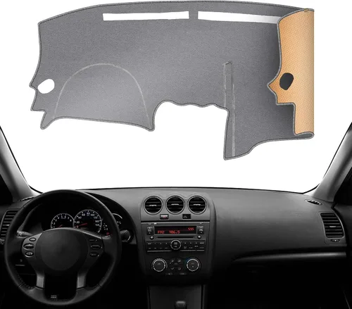 Miniatura 15 de Alfombrilla Protectora para Salpicadero Compatible con Nissan Altima 2012-2007 (Código de Cuerpo L32, Sin Modelos HUD), Alfombrilla Antirreflejos