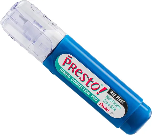 Miniatura 4 de Pentel Presto ZL31WBP2 - Bolígrafo corrector Jumbo de punta fina, punta metálica, paquete de 2
