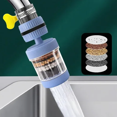 Miniatura 5 de Filtros de agua para tomar, filtros de montaje en grifo, carbón activado, filtro de grifo purificador de grifo, filtro de grifo a prueba