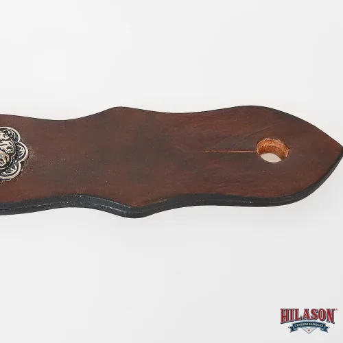 Miniatura 6 de HILASON Western Horse Tack Quick Change Buckle Slobber Straps Marrón oscuro