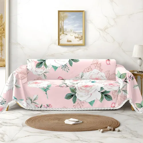Miniatura 11 de Funda de sofá amarilla con estampado de limón y funda de sofá para sillón, funda resistente a las manchas, protector universal de muebles