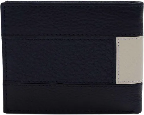 Miniatura 69 de Tommy Hilfiger Cartera de piel auténtica para hombre con ventana de identificación y múltiples ranuras para tarjetas