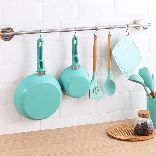 Miniatura 6 de Evanda Ganchos en S para colgar, paquete de 30 unidades, de acero inoxidable resistente, para sartenes de cocina, ollas, utensilios de cocina