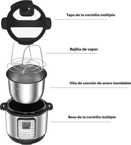 Miniatura 8 de Instant Pot DUO PLUS Mini 3 cuartos de cocina eléctrica de 9 cuartos de 9 cuartos, cocina lenta, olla de arroz, fabricante de yogurt, olla de huevo